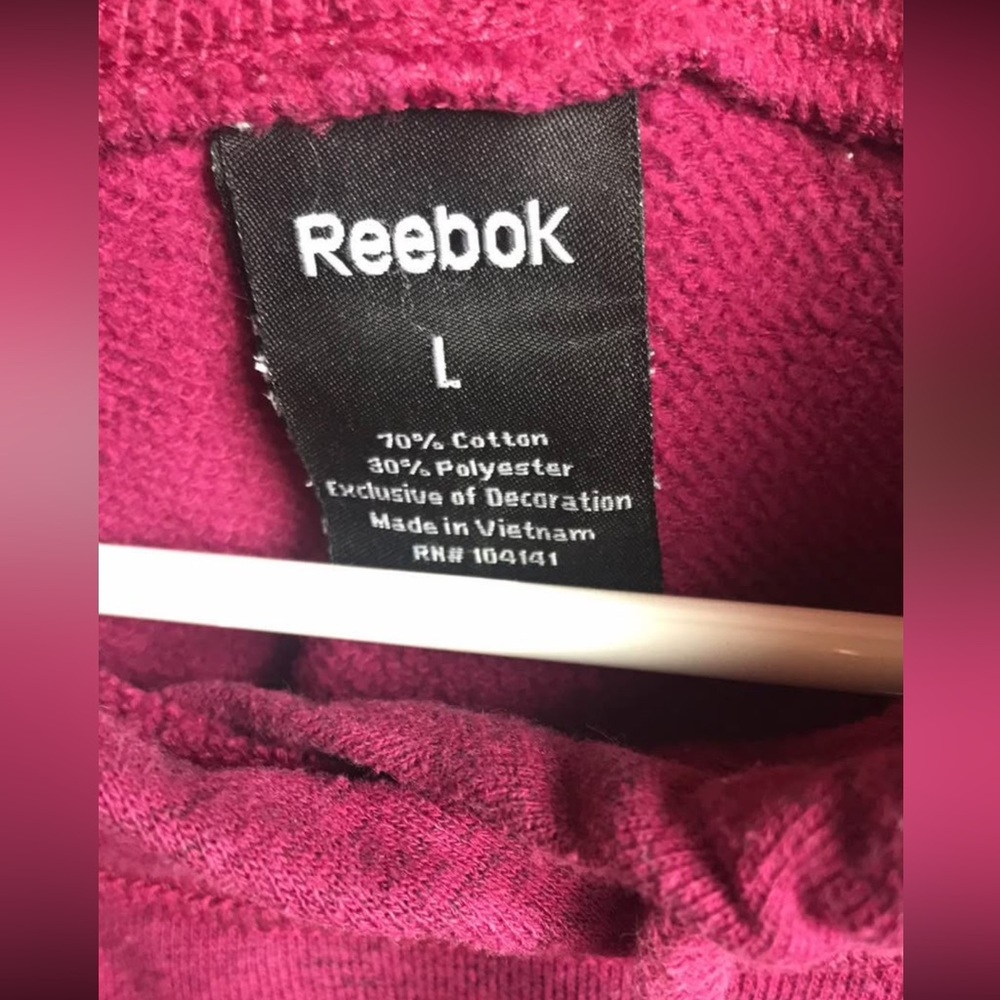 Cozy Reebok Hooded Sweatshirt - Picture 3 of 4